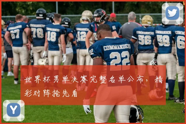 世界杯男单决赛完整名单公布，精彩对阵抢先看